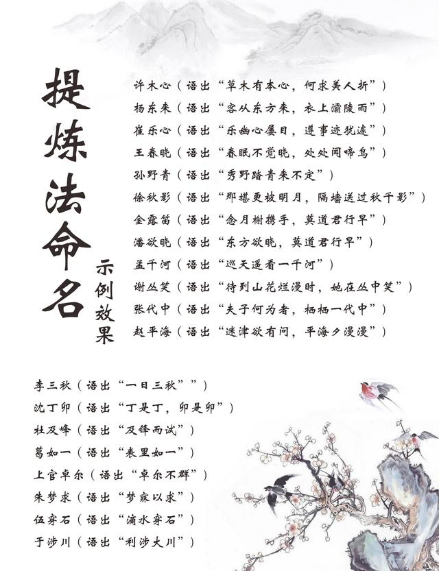 细述起名字的艺术，以及起名字时要注意的地方