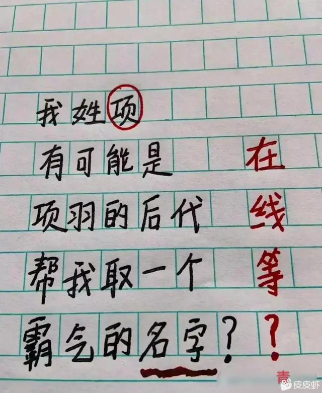 不要在网上问取名