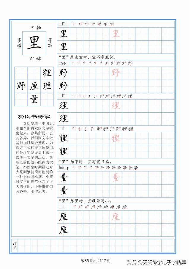 太震撼了！117个字根进阶练字，非常好用！收藏转发