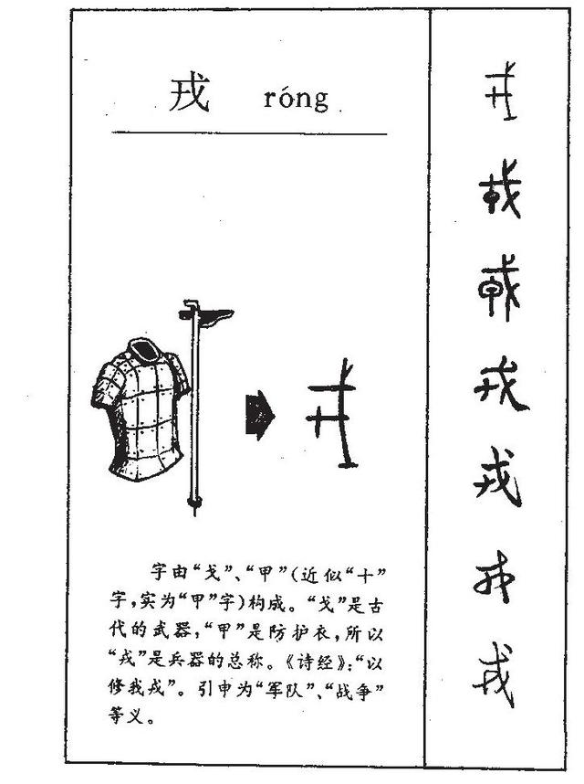 字源里的千字文丨臣伏戎羌