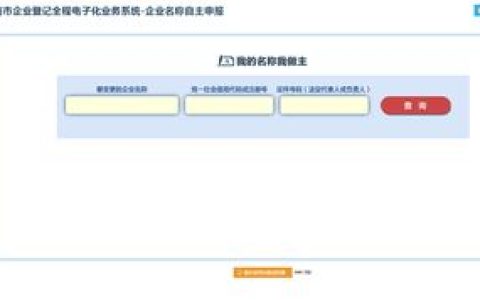 公司名字注册查询 (需求型)，注册公司名字检索